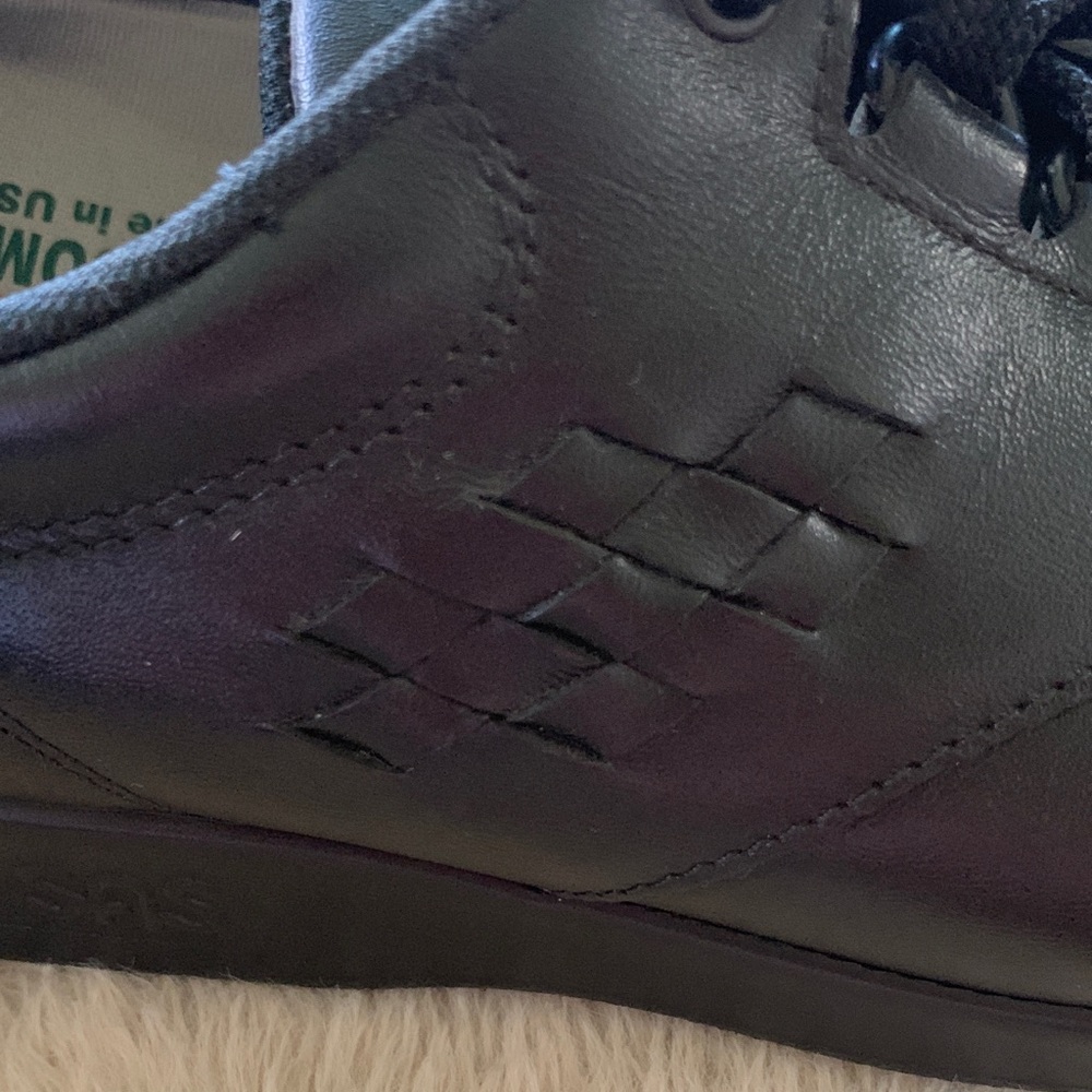 SAS Womens Black Lace-Up free time shoes - Picture 10 of 13